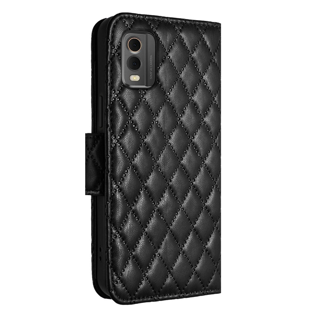 YB Imprinting Series-8 for Nokia C32 Case Wallet Leather Phone Cover Imprinted Rhombus YB Imprinting Series-8 for Nokia C32 Case Wallet Leather Phone Cover Imprinted Rhombus